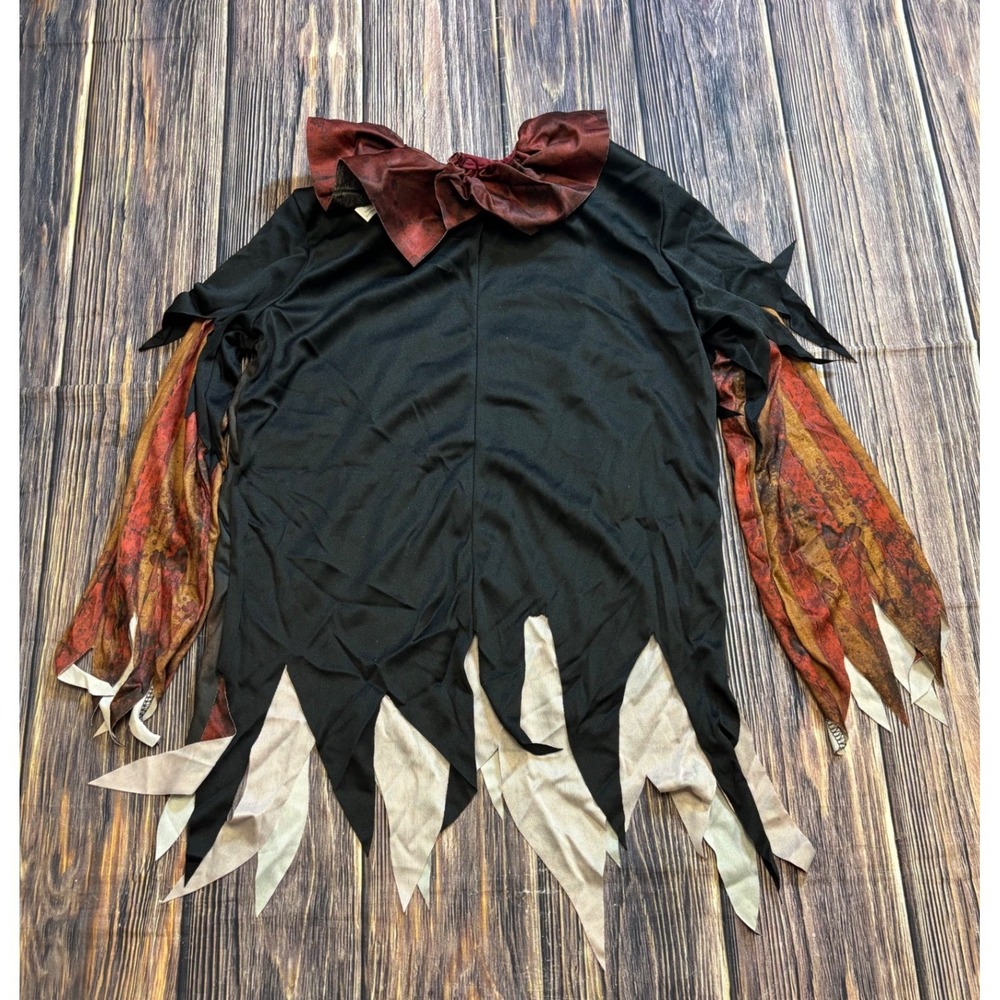 Sideshow Psycho Clown Costume Boys M (8-10) Shirt Mask Halloween Scary - Picture 7 of 13